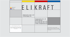 Desktop Screenshot of elikraft.de